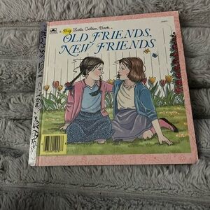 💜 1986 Old Friends New Friends A Big Little Golden Book